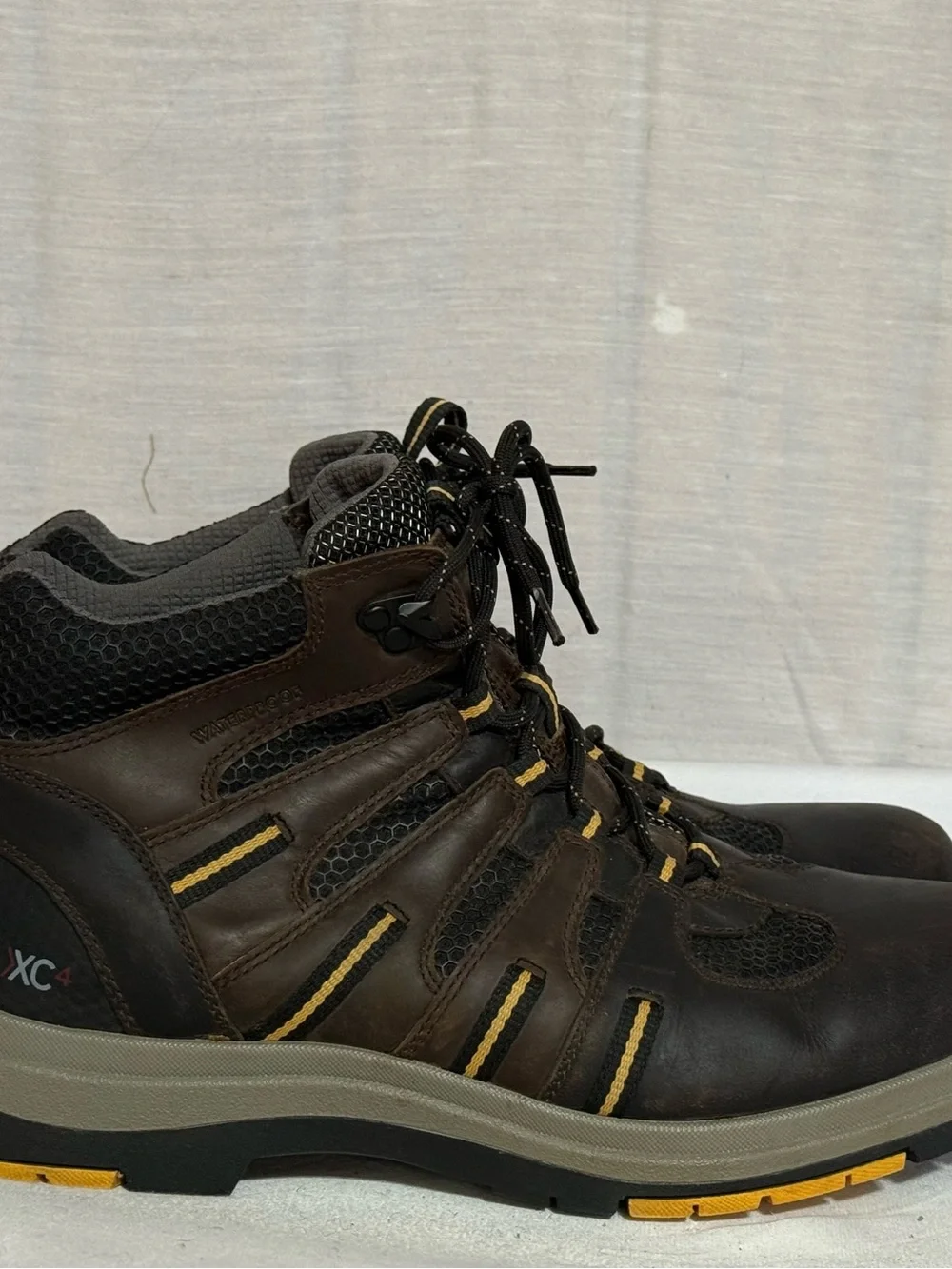 Johnston & Murphy XC4 Waterproof Leather Work Boots 11.5M